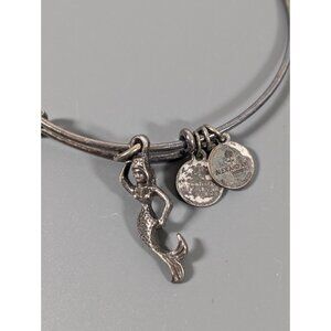 Alex and Ani Silver Tone Mermaid Charm Bracelet Stacking